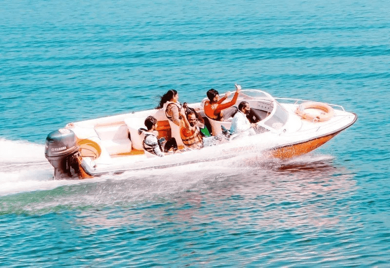 Speed Boat at Mirkar Water sports